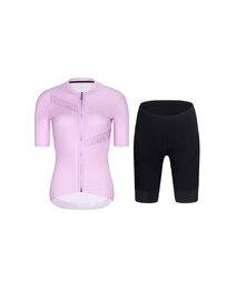 RIVANELLE Cyklistický krátky dres a krátke nohavice - CRYSTELLE - čierna/ružová